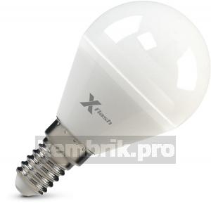 Лампа светодиодная X-flash Xf-e14-p45-6.5w-4000k-230v